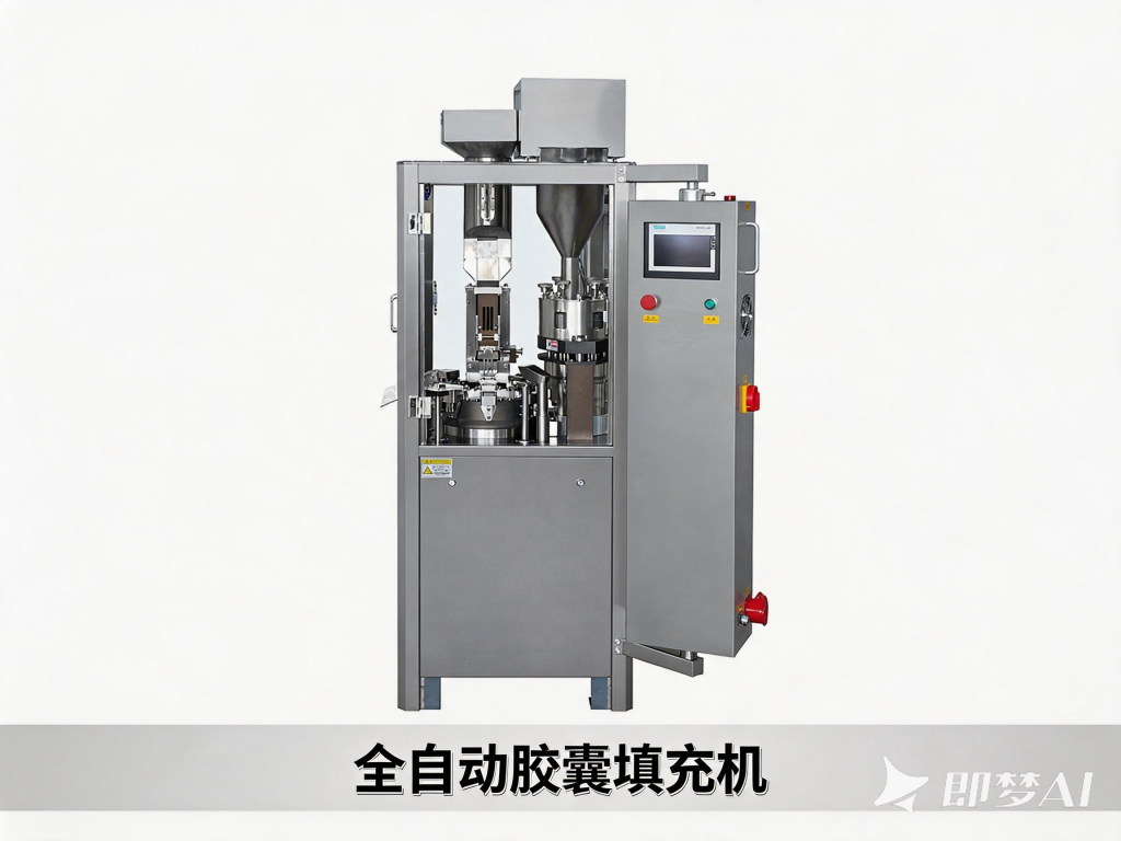 jimeng 2026 06 01 9611 帮我生成一张 全自动胶囊填充机 的图片，我作为网站导航卡片